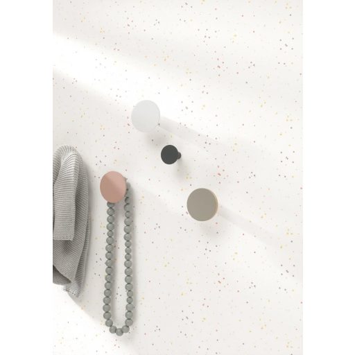 Casadeco Happy Dreams 82854133 SPLASH ROSE/CORAIL apró pöttyök krémfehér rózsazsín sárga lila tapéta