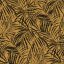 Rasch Denzo II 832136  Natur trópusi finoman rajzolt pálmalevelek textilstruktúra okkersárga fekete tapéta