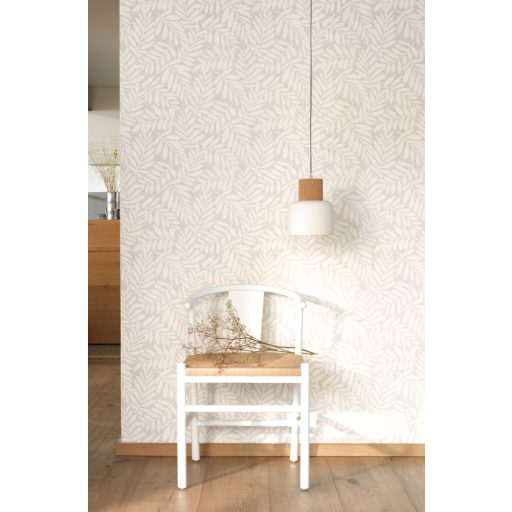 Casadeco Natura 83751225 SUMMER Natur Kecses levélmintázat "egy pillanat a nyárból" krém bézs tapéta