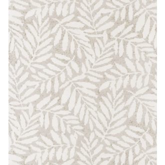   Casadeco Natura 83751318 SUMMER Natur Kecses levélmintázat "egy pillanat a nyárból" krém szürkésbézs tapéta