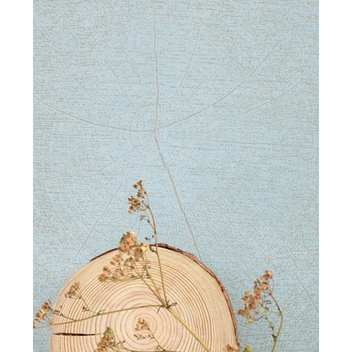 Casadeco Natura 83766313 WINTER Natur fatest évgyűrűi repedései kék szürkéskék rézszín fémes mintarajzolat tapéta