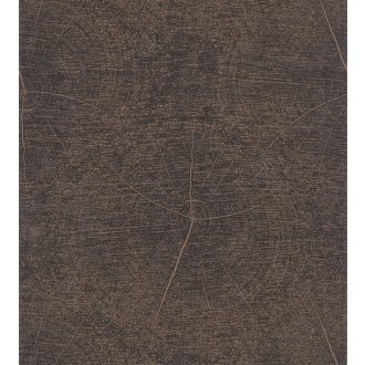   Casadeco Natura 83769414  WINTER Natur fatest évgyűrűi repedései sötétbarna/antracit rézszín fémes mintarajzolat tapéta