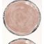Casadeco Idylle 83814114 VOLTA ROSE NUDE design művészi geometrikus óriás körök fehér szürkés rózsaszín csillogó ezüst szegély tapéta