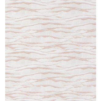   Casadeco Idylle 83834132  EMMA ROSE NUDE Natur az óceán hullámai festői megjelenítés krémfehér rózsaszín csillogó részletekkel tapéta