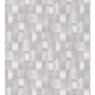   Casadeco Idylle 83841208 OPALE BEIGE Natur ipari festett fémlemezek minta fehér bézs szürke tapéta