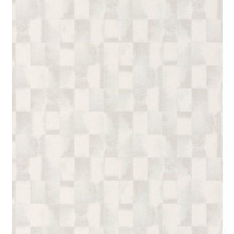   Casadeco Idylle 83849119 OPALE GRIS Natur ipari festett fémlemezek minta fehér világos szürke tapéta