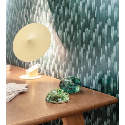 Casadeco Idylle 83857522  OCELLE VERT Natur festői fa hatású minta zöld árnyalatok tapéta