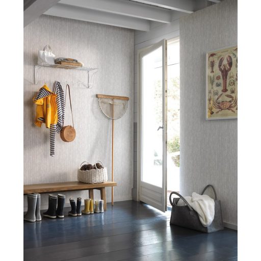 Casadeco Rivage 83990123 BORDAGE Natur Tengeri kopott valósághű famintázat fehér szürke szürkésbézs árnyalatok tapéta