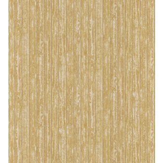   Casadeco Rivage 83992201 BORDAGE Natur Tengeri kopott valósághű famintázat krém bézs sárga barna tapéta