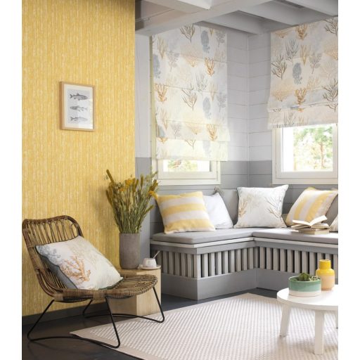 Casadeco Rivage 83992201 BORDAGE Natur Tengeri kopott valósághű famintázat krém bézs sárga barna tapéta