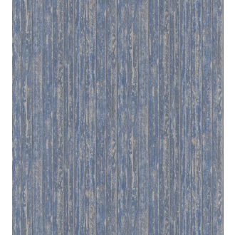   Casadeco Rivage 83996129 BORDAGE Natur Tengeri kopott valósághű famintázat bézs barna tengerészkék tapéta