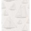 Casadeco Rivage 84021126 ARMADA Natur Grafikus Stilizált vitorlásflotta mint egy műszaki vázlat krém bézs tapéta