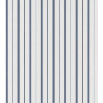   Casadeco Rivage 84046515 LEXINGTON Csíkos Mariniére Breton tengerész csíkos törtfehér tengerészkék tapéta