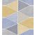 Casadeco Nova 84156422 STELLA COLOR Geometrikus pasztell kék sárga szürke fekete fehér tapéta