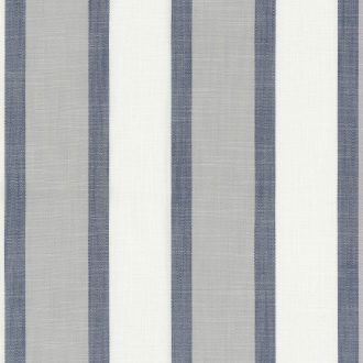   Casadeco Rivage 84226308 TISSU LEXINGTON Csíkos kéttónusú tengerész csíkozás törtfehér szürke kék/szürkéskék dekoranyag
