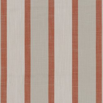   Casadeco Rivage 84228211 TISSU LEXINGTON Csíkos kéttónusú tengerész csíkozás szürkésbézs vörös dekoranyag