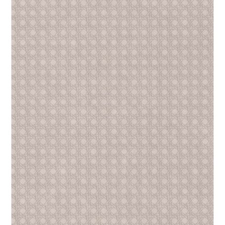 Casadeco Cuba 84341303 PAJA TAUPE  Natur geometrikus kosárfonat minta szürkésbarna csillogó fémes fény tapéta