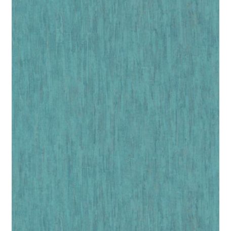 Casadeco Cuba 84366316 MADEIRA TURQUOISE 1 Natur egyszínű texturált kéreghatás türkiz csillogó fémes fény tapéta