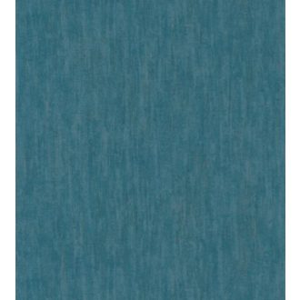   Casadeco Cuba 84366440 MADEIRA TURQUOISE 2 Natur egyszínű texturált kéreghatás telt türkiz csillogó fémes fény tapéta