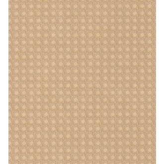   Casadeco Cuba 84341210 PAJA SABLE  Natur geometrikus kosárfonat minta homokszín/bézs csillogó fémes fény tapéta