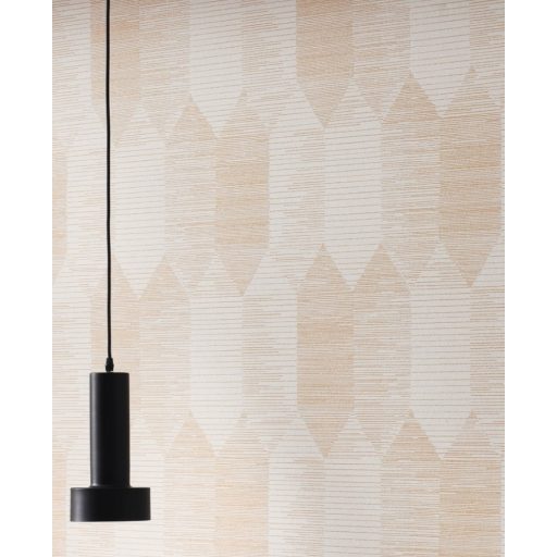 Casadeco Nangara NANG84401230  KIPARA BEIGE Geometrikus textúrázott vonalakkal kialakított hatszög mozaik krém bézs barna tónusok tapéta