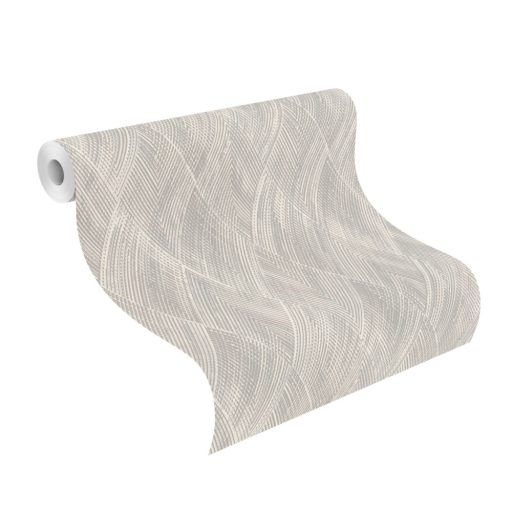 Játékos geometria - nagyszerű grafikai design 3D rombuszok fehér szürke ezüst elegáns csillogás tapéta