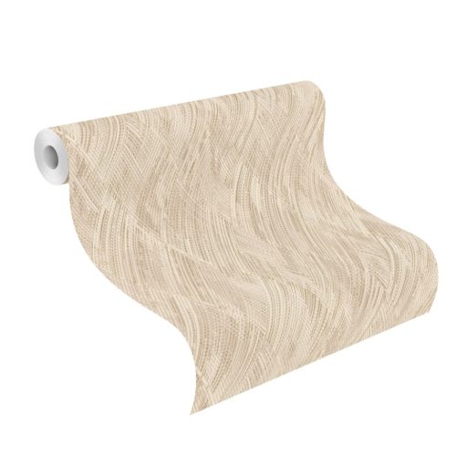 Játékos geometria - nagyszerű grafikai design 3D rombuszok krémfehér bézs arany elegáns csillogás tapéta