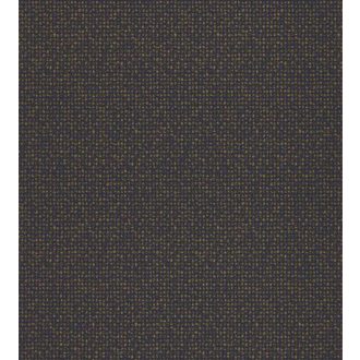   Casadeco Nangara NANG84436423  NAMAGDI BLEU NUIT et CUIVRE festett pöttyös minta éjkék meleg rézszín tapéta