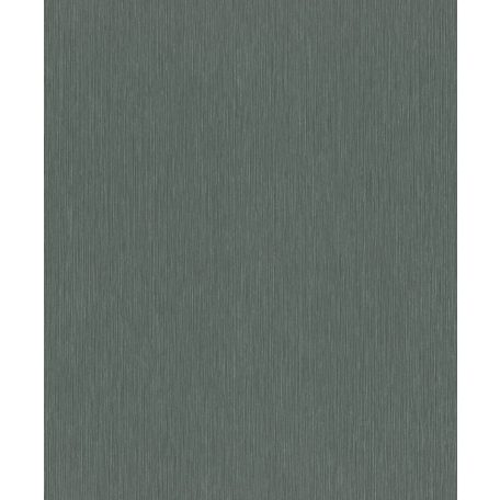 Nemes textilstruktúrájú egyszínű finom ezüst csillogás sötétzöld tapéta