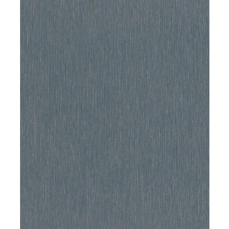 Nemes textilstruktúrájú egyszínű finom arany csillogás kék tónus tapéta