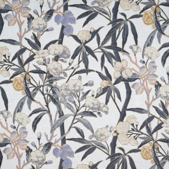   Casadeco Cuba 84461575 TISSU HABANA BEIGE NOIR bézs fekete helványszürke textil