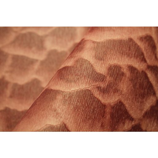 84528328 SQUAMAE ROUGE Natur texturált struktúrminta meleg vörösesbarna/terra tapéta