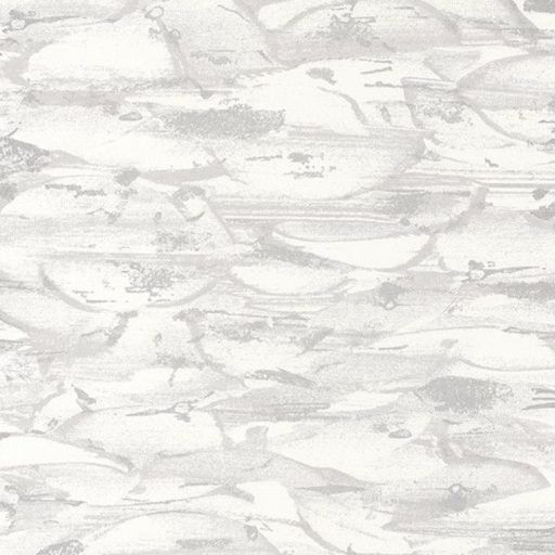 OCEANUM BLANC Natur óceán hullámai hűvös fehér fémes csillogó tapéta