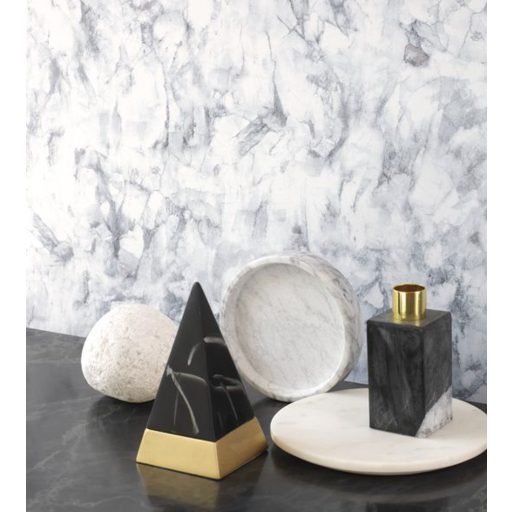 84579244  QUARTZ GRIS  Natur márványmintázat hűvös szürke árnyalatok fehér tapéta