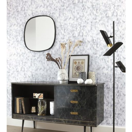 84579244  QUARTZ GRIS  Natur márványmintázat hűvös szürke árnyalatok fehér tapéta