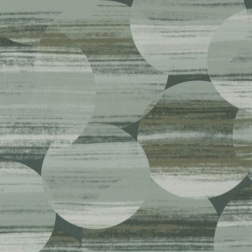 Casadeco Utopia 85126328 MIRAGE VERT/BLEU Geometrikus színátmenetes körök mentazöld kék fehér tapéta