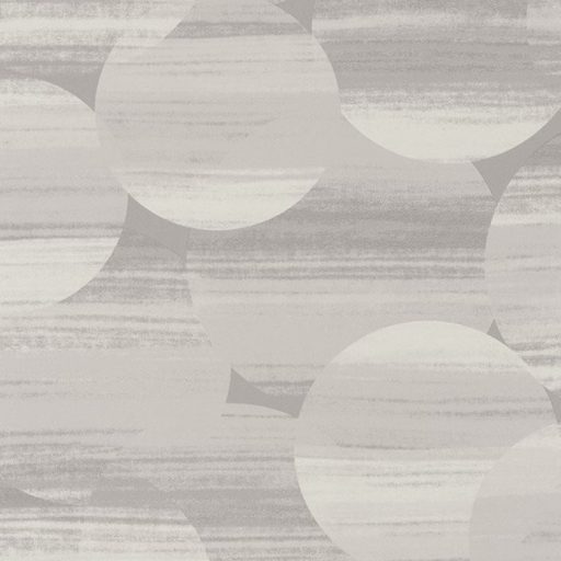 Casadeco Utopia 85129211  MIRAGE GRIS Geometrikus színátmenetes körök szürke szürkésbézs fehér tapéta