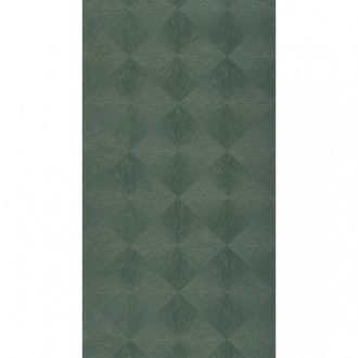   Casadeco Utopia 85136522 PERCEPTION TURQUOISE Geometrikus origometszésű rombuszok /gyémánt/ türkiz arany tapéta