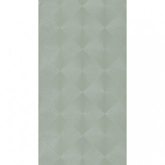   Casadeco Utopia 85136614 PERCEPTION BLEU Geometrikus origometszésű rombuszok /gyémánt/ világoskék zöldeskéktapéta