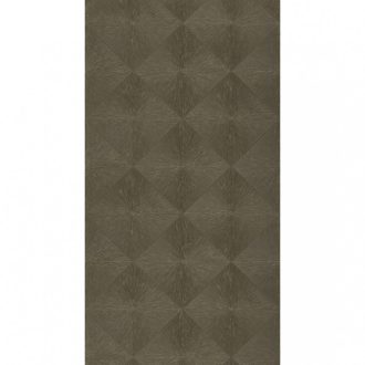   Casadeco Utopia 85139426 PERCEPTION NOIR Geometrikus origometszésű rombuszok /gyémánt/ fekete arany tapéta