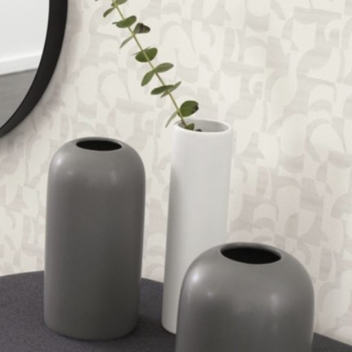 Casadeco Utopia 85140341 OMBRE BLANC Etno fehér szürke tapéta