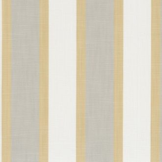   Casadeco Rivage 84222315 TISSU LEXINGTON Csíkos kéttónusú tengerész csíkozás krémfehér szürkésbézs sárga dekoranyag