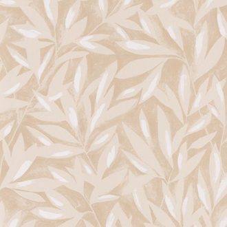   Casadeco Jardins Suspendus 85241172 TAMARIS Natur Sziluett levélmintázat krémfehér bézs barna tapéta