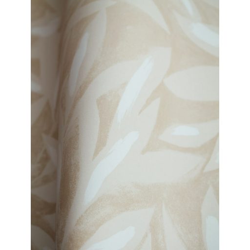 Casadeco Jardins Suspendus 85241172 TAMARIS Natur Sziluett levélmintázat krémfehér bézs barna tapéta