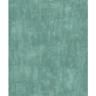   Casadeco Delicacy 85416451  UNI Egyszínú texturált patinás türkiz tapéta