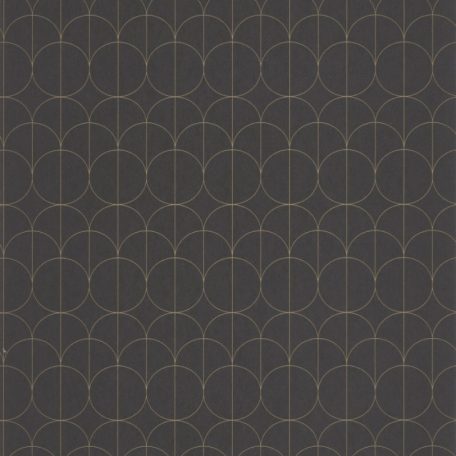Casadeco 1930, 85699509  REFLET Geometrikus finom rajzolatú díszítőminta antracit arany fényló mintarajzolat tapéta