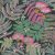 Casadeco Botanica 85897490 ALBIZIA Botanikus finom trópusi nönénymnta selyemakác antracit pink zöld currysárga fémes kiemelések tapéta