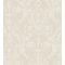 Casadeco Montsegur 86021218 TRIANON Klasszikus botanikai díszítőminta bézs krémes ezüstfehér fémes hatás tapéta