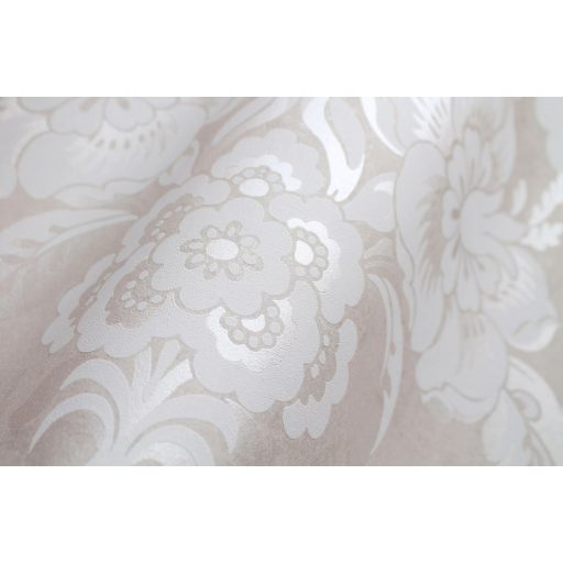 Casadeco Montsegur 86061273 DEMEURE Klasszikus botanikus díszítőminta bézs bézsarany krémfehér matt-fényes feleletek tapéta