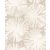 Grafikus stilizált tavirózsa virágok krém/krémfehér bézs tapéta